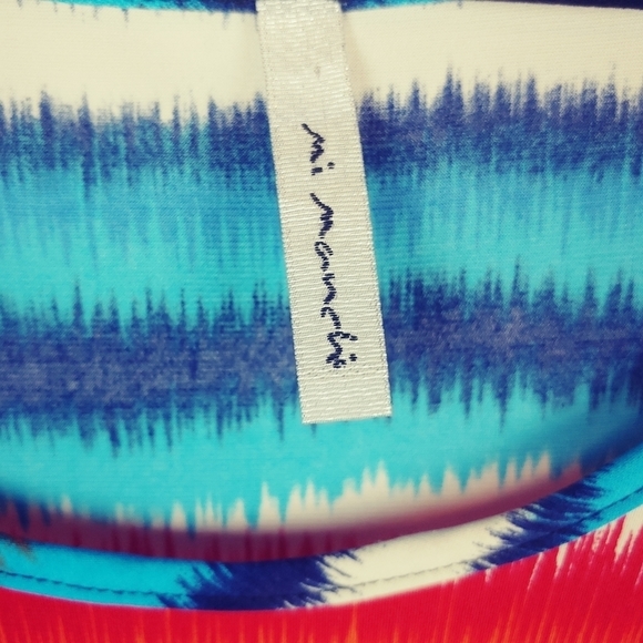 Mi Manchi Stripe Short Sleeve Dress Swim Cover Up - Picture 2 of 6